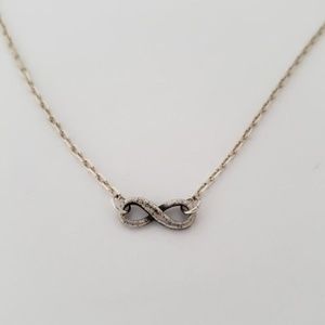 Dogeared Sterling Silver Infinity Pendant Necklace